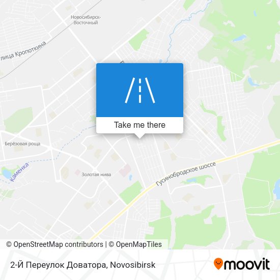 2-Й Переулок Доватора map