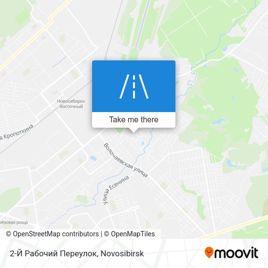 2-Й Рабочий Переулок map