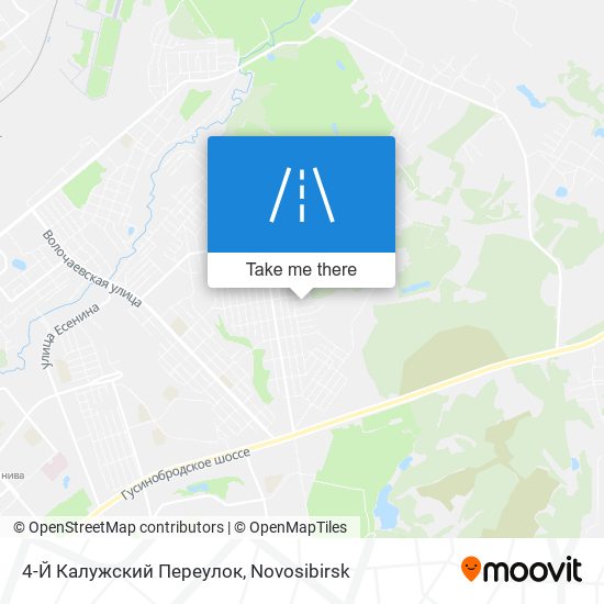 4-Й Калужский Переулок map