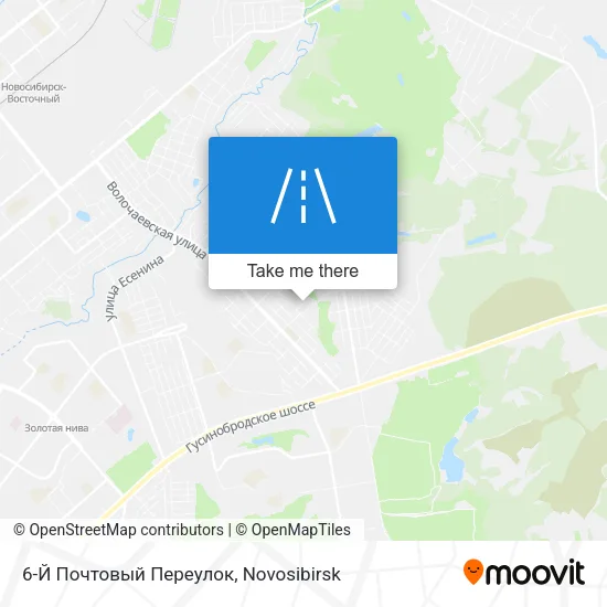 6-Й Почтовый Переулок map