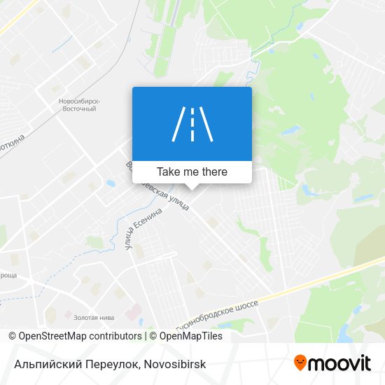 Альпийский Переулок map