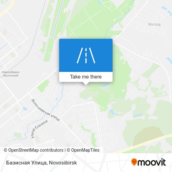 Базисная Улица map