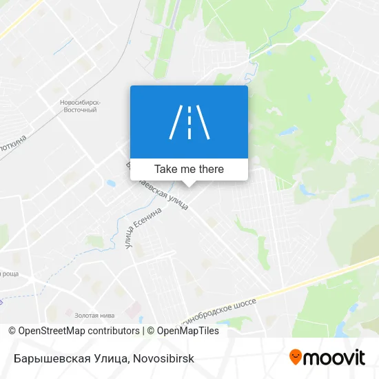 Барышевская Улица map