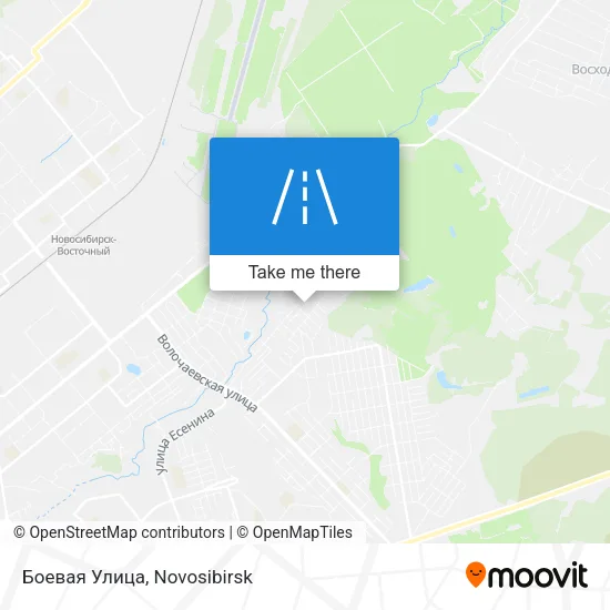 Боевая Улица map