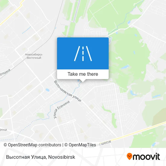 Высотная Улица map