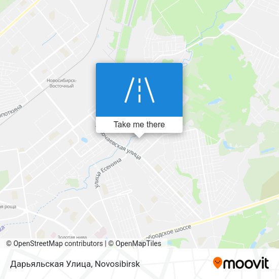 Дарьяльская Улица map