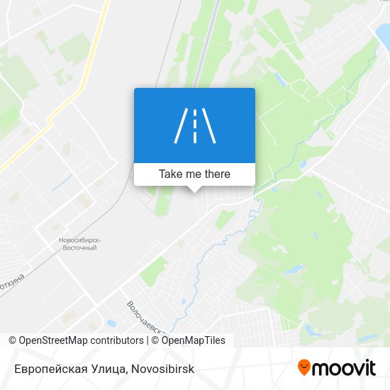 Европейская Улица map