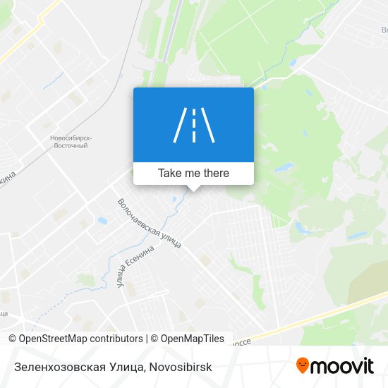 Зеленхозовская Улица map