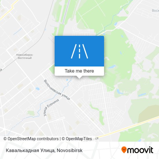 Кавалькадная Улица map