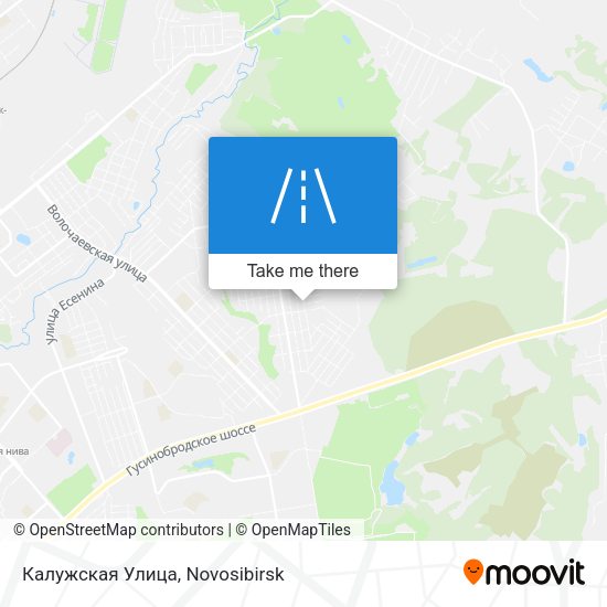 Калужская Улица map