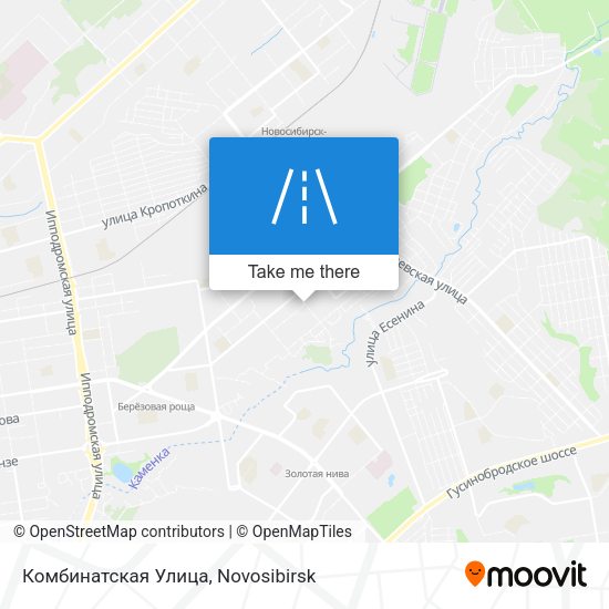 Комбинатская Улица map