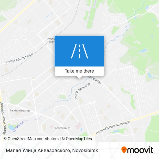Малая Улица Айвазовского map