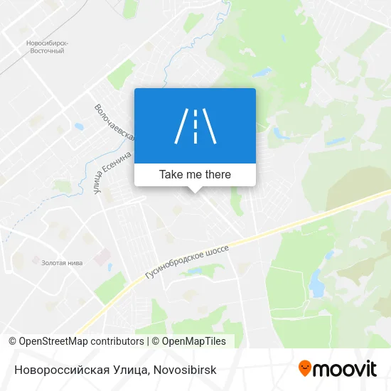 Новороссийская Улица map