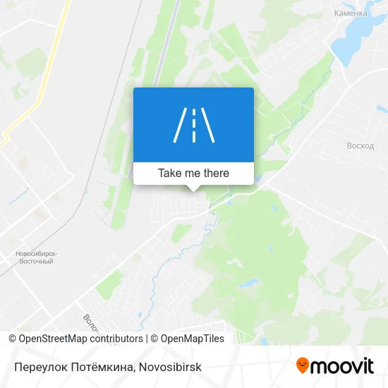Переулок Потёмкина map