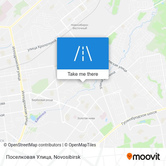Поселковая Улица map