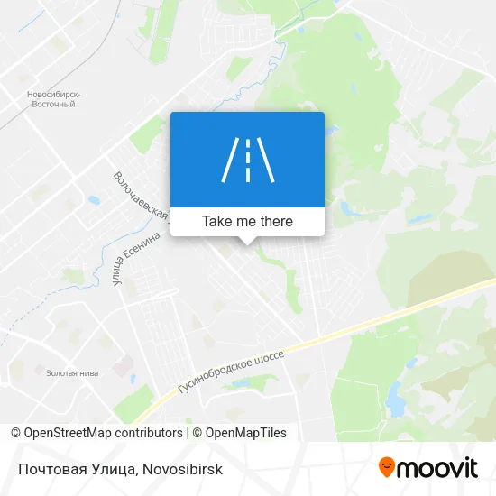 Почтовая Улица map
