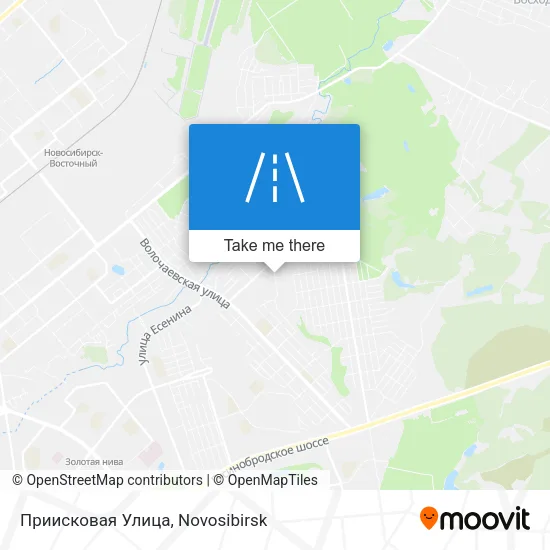 Приисковая Улица map