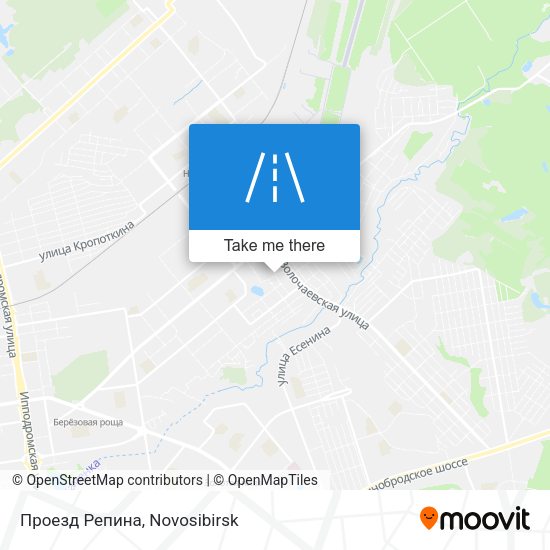 Проезд Репина map