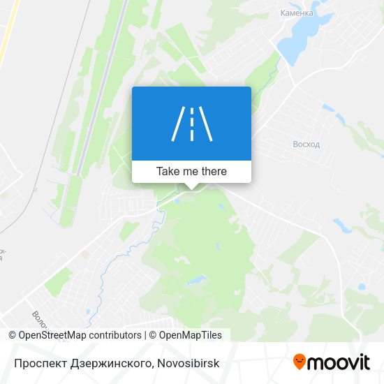 Проспект Дзержинского map