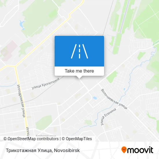 Трикотажная Улица map