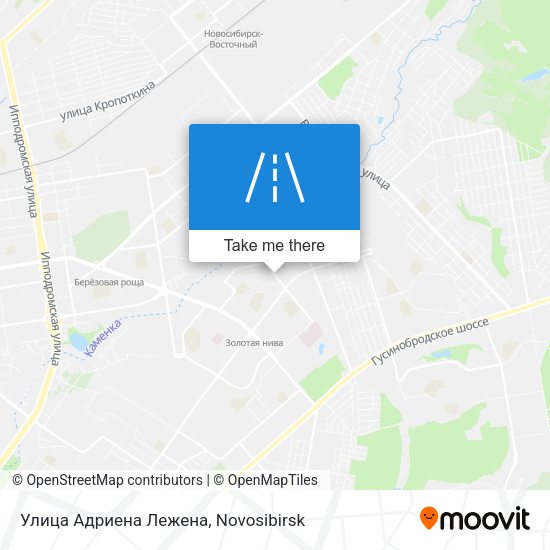 Улица Адриена Лежена map