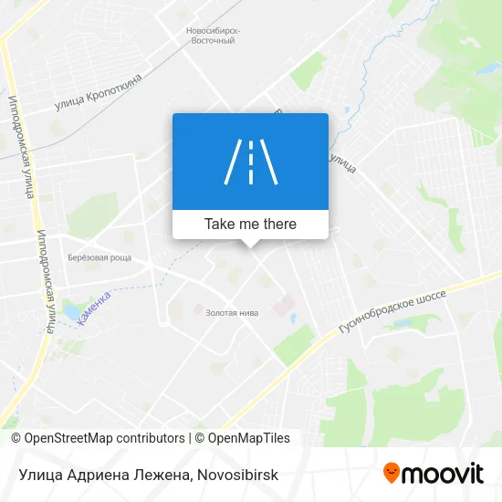 Улица Адриена Лежена map