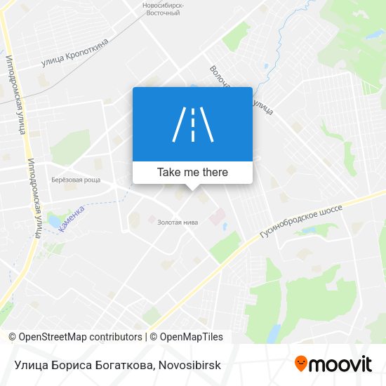 Улица Бориса Богаткова map