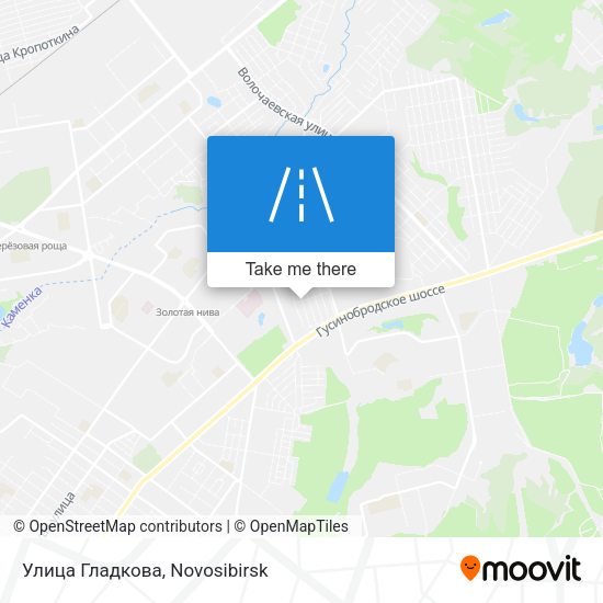 Улица Гладкова map