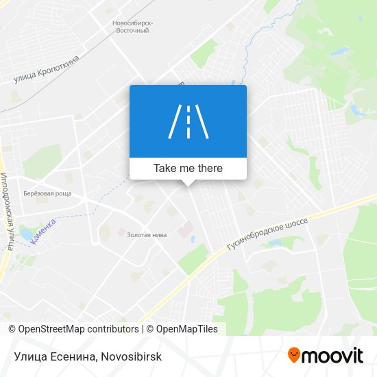 Улица Есенина map