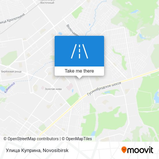 Улица Куприна map