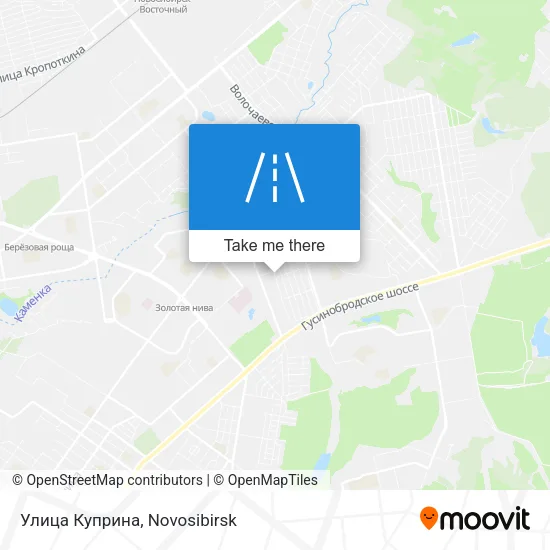 Улица Куприна map