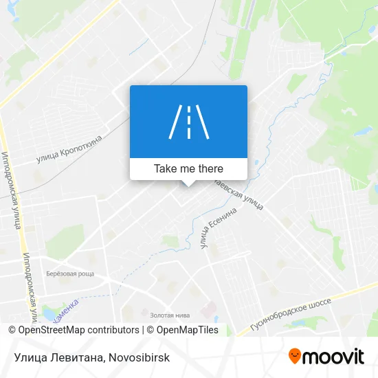 Улица Левитана map