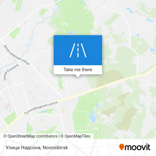 Улица Надсона map