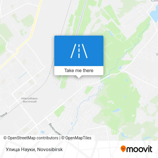 Улица Науки map