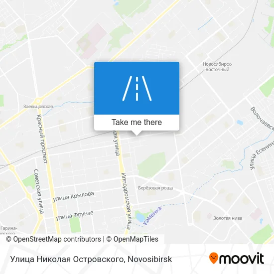 Улица Николая Островского map