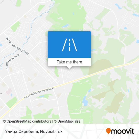 Улица Скрябина map