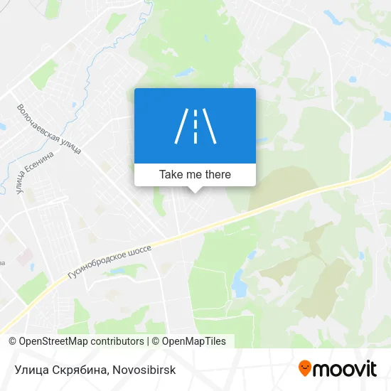 Улица Скрябина map