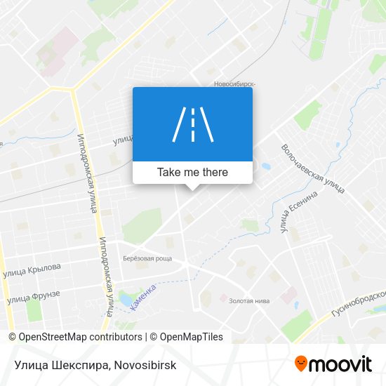 Улица Шекспира map