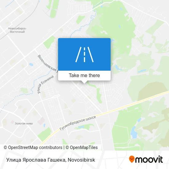 Улица Ярослава Гашека map