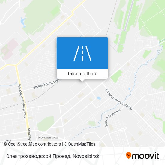 Электрозаводской Проезд map