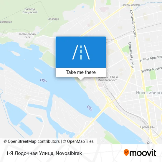 1-Я Лодочная Улица map