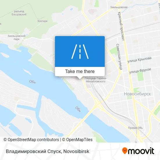 Владимировский Спуск map