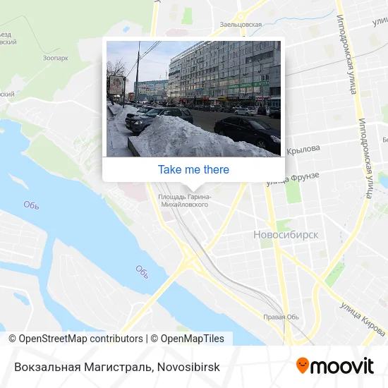 Вокзальная Магистраль map