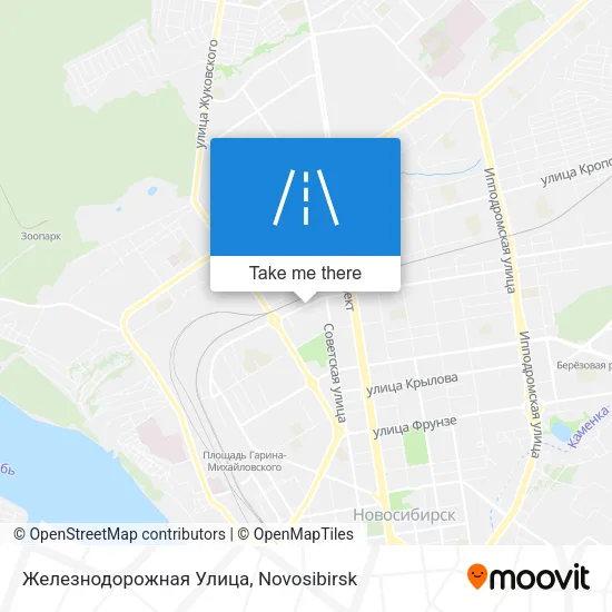 Железнодорожная Улица map