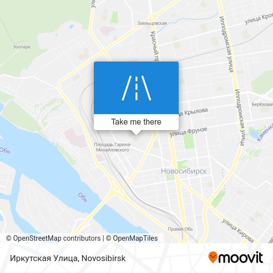 Иркутская Улица map