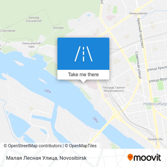 Малая Лесная Улица map