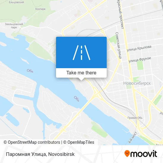 Паромная Улица map