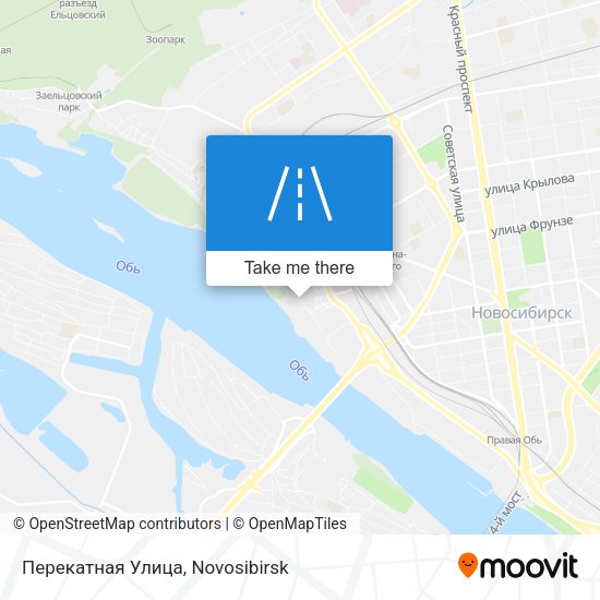 Перекатная Улица map