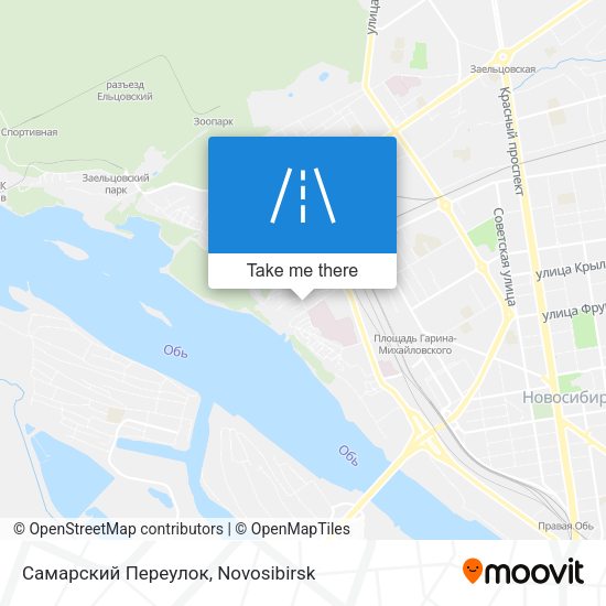 Самарский Переулок map