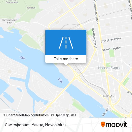 Светофорная Улица map